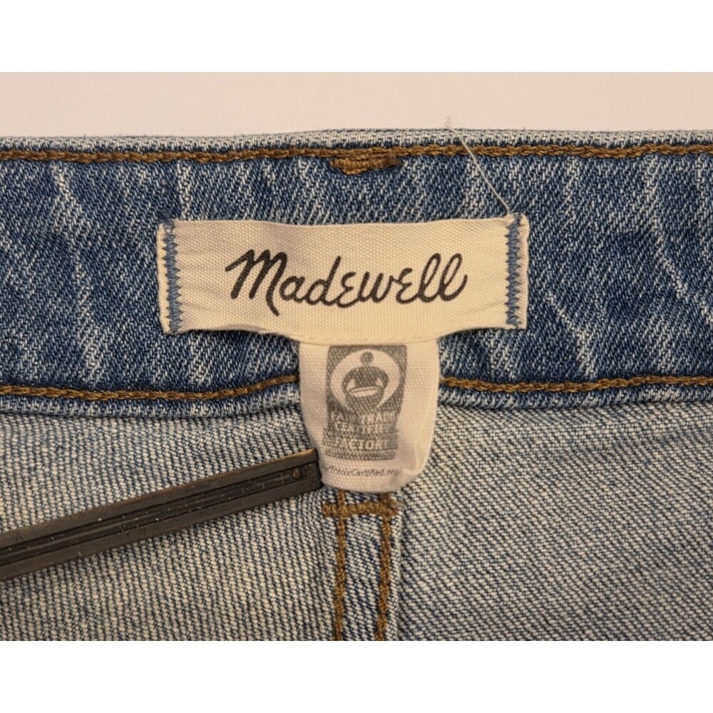 Madewell Curvy '90s Straight Jeans Medium Wash High Rise Straight Leg Stretch 29 - Picture 5 of 10